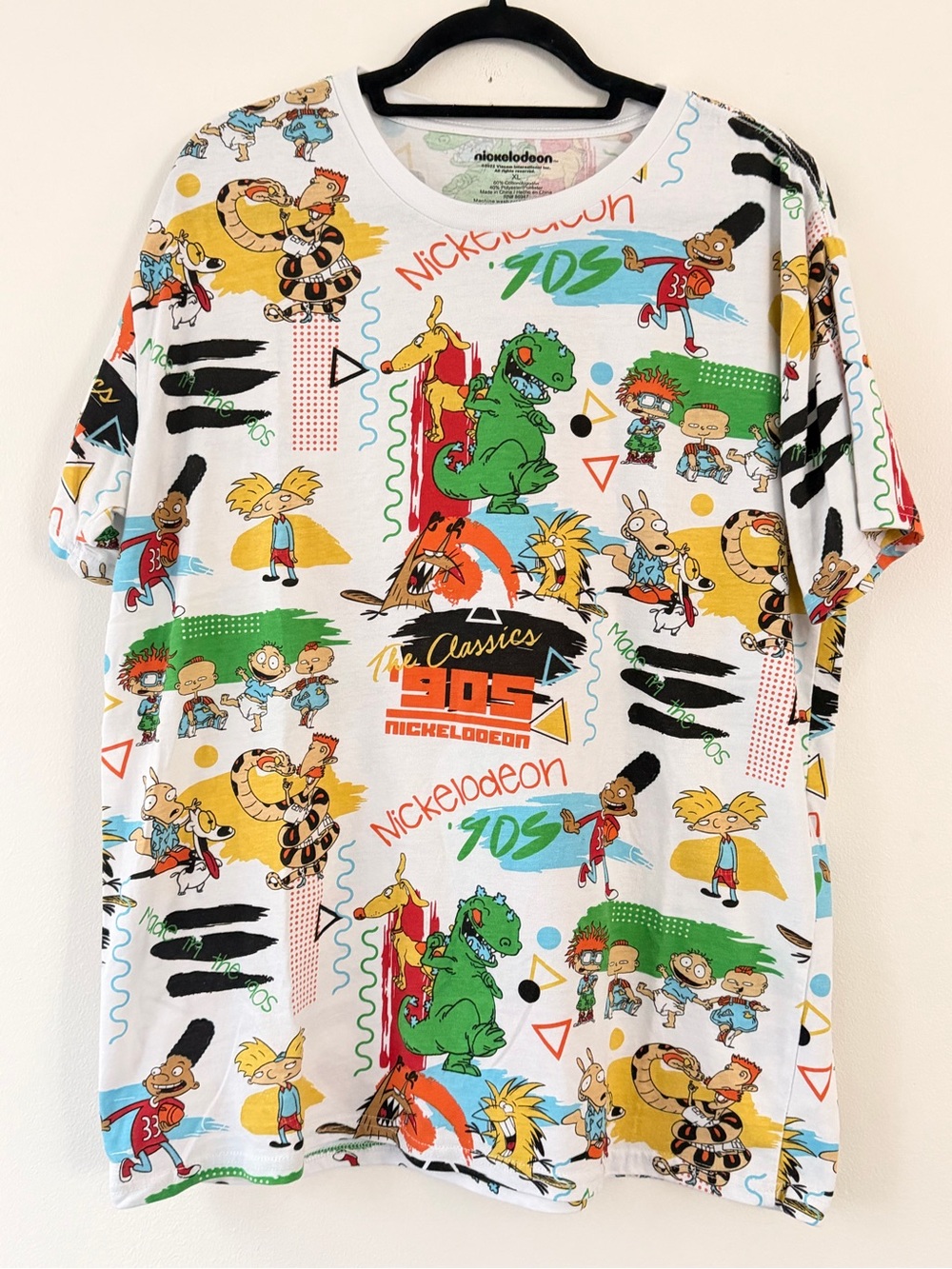 Nickelodeon '90s Graphic Tee - White Multi